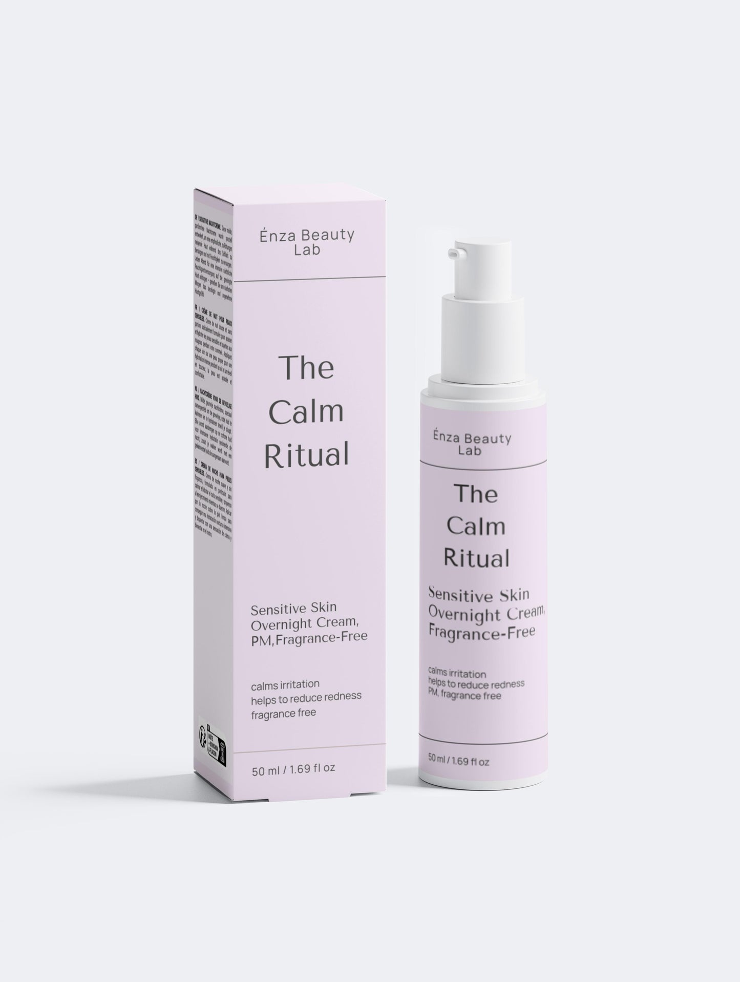 The Calm Ritual Sensitive Skin Overnight Cream, Fragrance-Free
